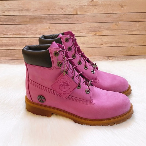 Timberland Shoes - Timberland 6” Premium Waterproof Pink Boots